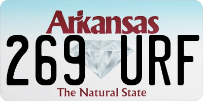 AR license plate 269URF