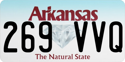 AR license plate 269VVQ