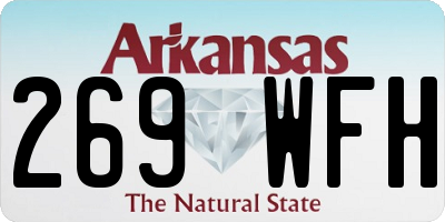 AR license plate 269WFH
