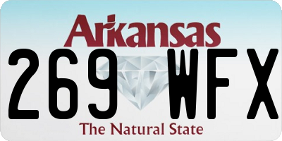 AR license plate 269WFX