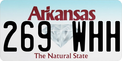 AR license plate 269WHH