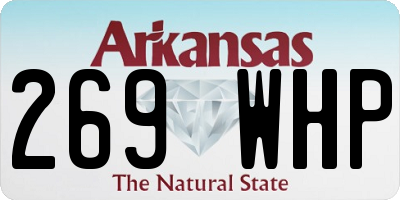 AR license plate 269WHP