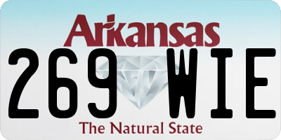 AR license plate 269WIE