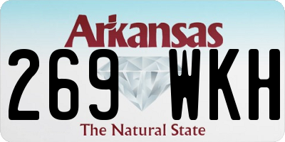 AR license plate 269WKH