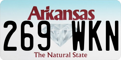 AR license plate 269WKN