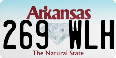 AR license plate 269WLH