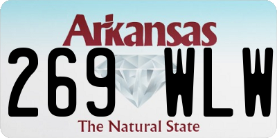 AR license plate 269WLW
