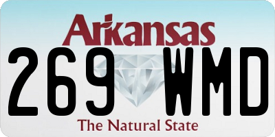 AR license plate 269WMD