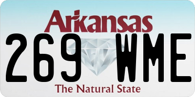 AR license plate 269WME