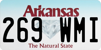 AR license plate 269WMI