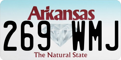 AR license plate 269WMJ