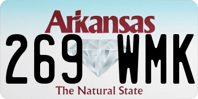 AR license plate 269WMK