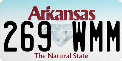 AR license plate 269WMM