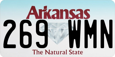 AR license plate 269WMN