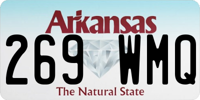 AR license plate 269WMQ