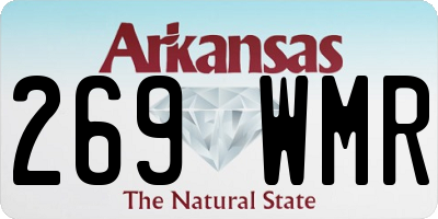 AR license plate 269WMR