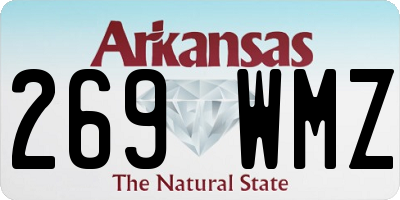 AR license plate 269WMZ