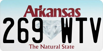 AR license plate 269WTV