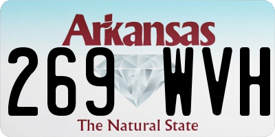 AR license plate 269WVH