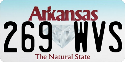 AR license plate 269WVS