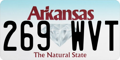 AR license plate 269WVT
