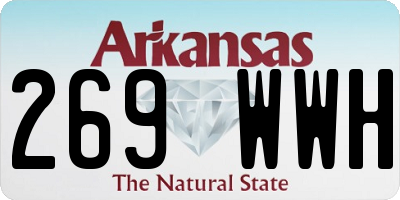 AR license plate 269WWH