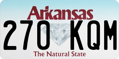 AR license plate 270KQM