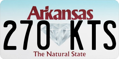 AR license plate 270KTS