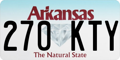 AR license plate 270KTY