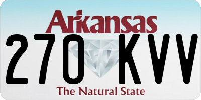 AR license plate 270KVV