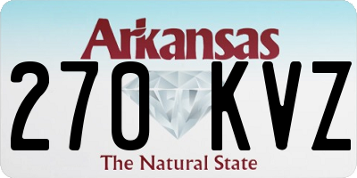 AR license plate 270KVZ