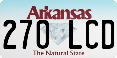 AR license plate 270LCD