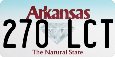 AR license plate 270LCT