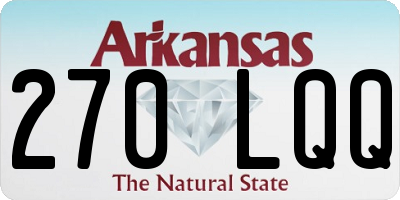 AR license plate 270LQQ