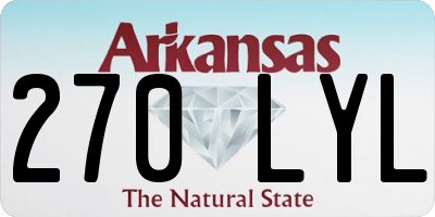 AR license plate 270LYL