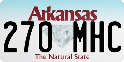 AR license plate 270MHC