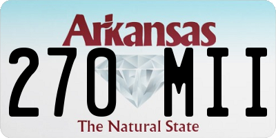 AR license plate 270MII
