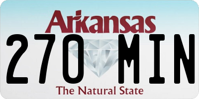 AR license plate 270MIN