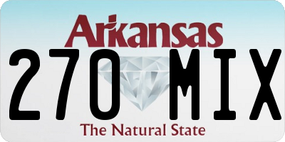 AR license plate 270MIX