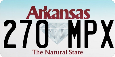 AR license plate 270MPX
