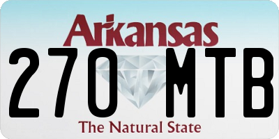 AR license plate 270MTB
