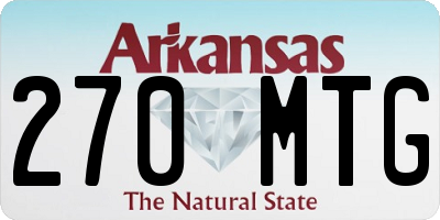 AR license plate 270MTG