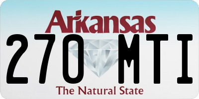 AR license plate 270MTI