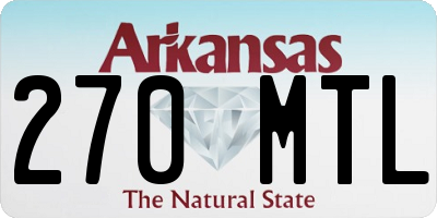 AR license plate 270MTL