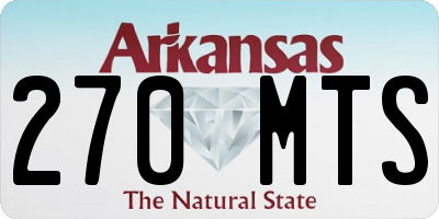 AR license plate 270MTS