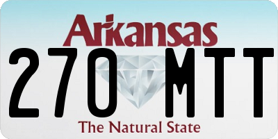 AR license plate 270MTT