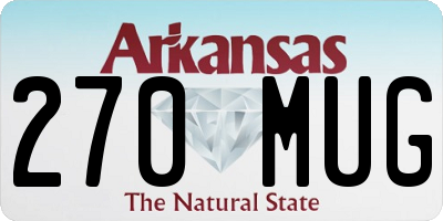 AR license plate 270MUG