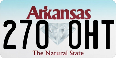 AR license plate 270OHT