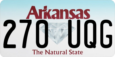 AR license plate 270UQG