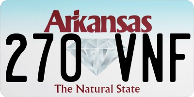 AR license plate 270VNF